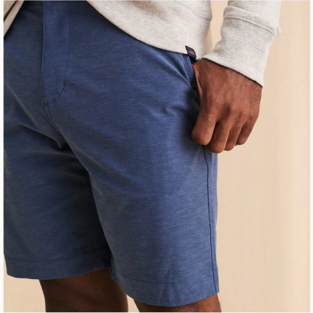 FAHERTY All Day shorts size 40 blue NWOT